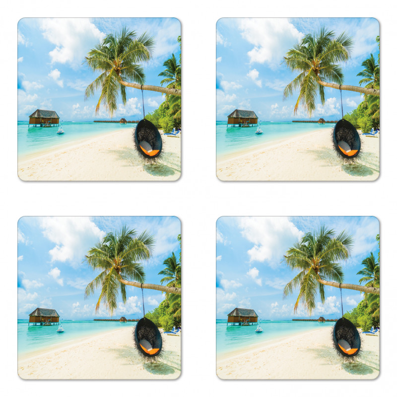 Exotic Maldives Sea Coaster Set Of Four