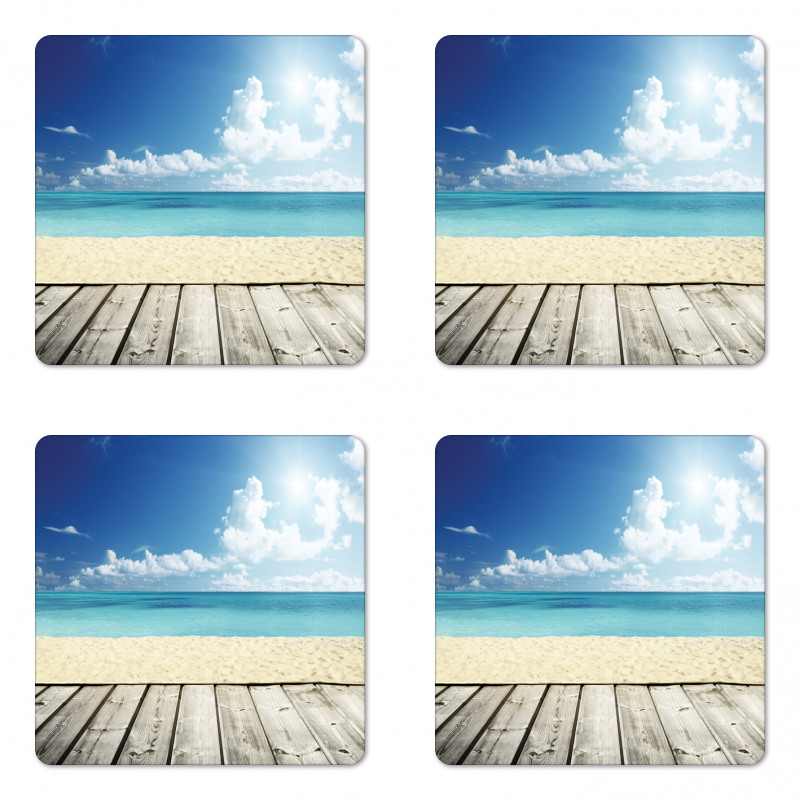 Exotic Ocean Nautical Coaster Set Of Four