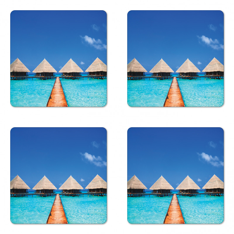 Maldives Clear Waters Coaster Set Of Four