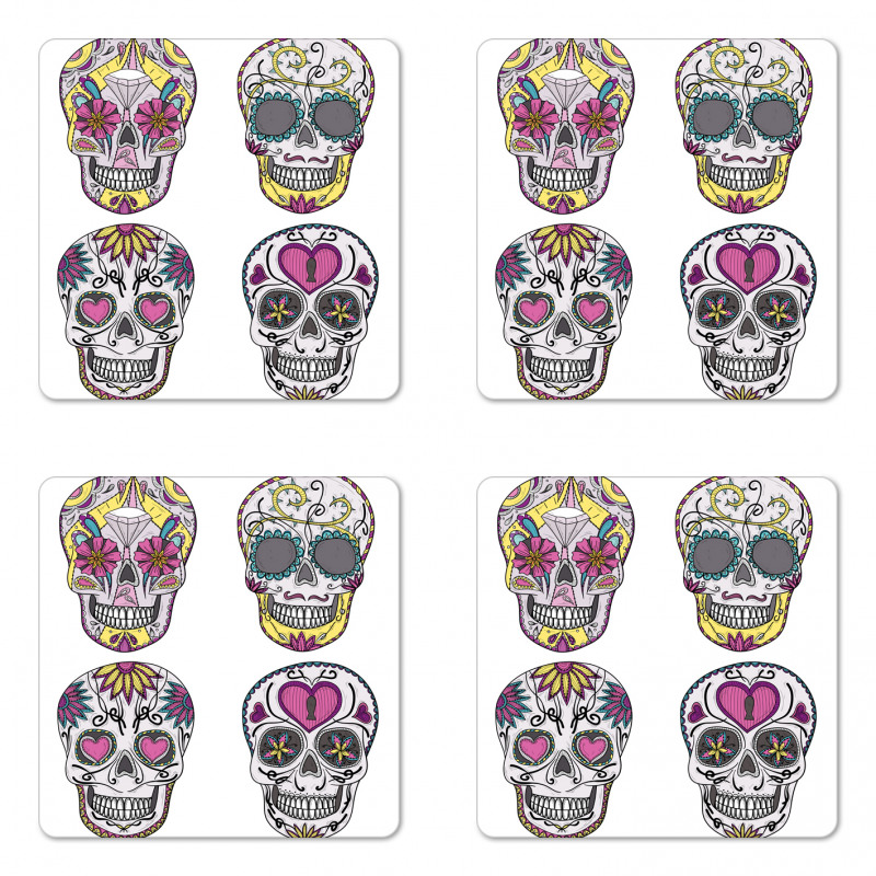 Colorful Mexican Coaster Set Of Four