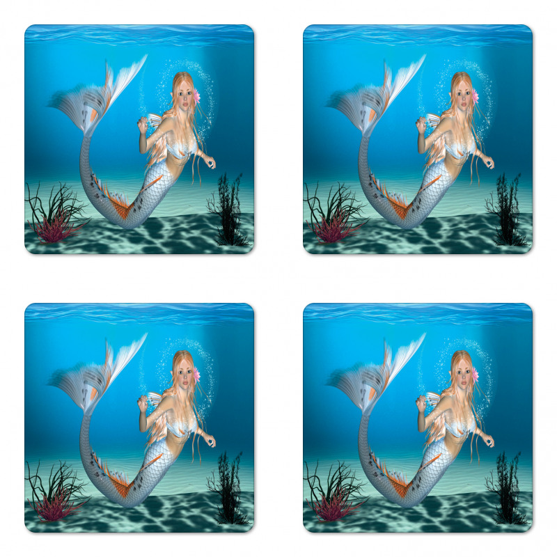 Fairytale Tropic Ocean Coaster Set Of Four