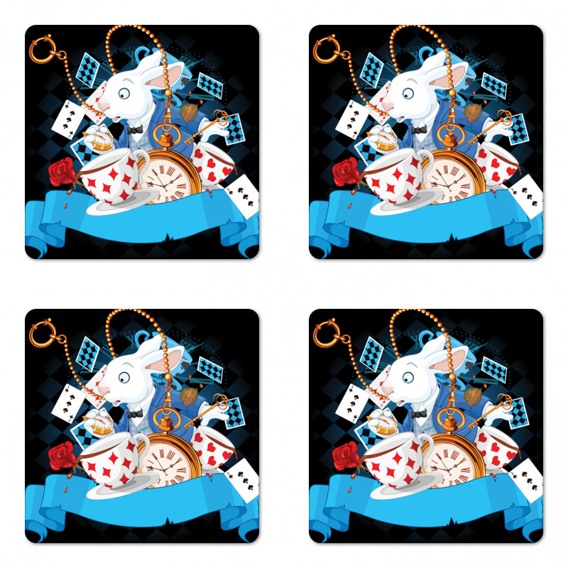 Wonderland Tale Coaster Set Of Four