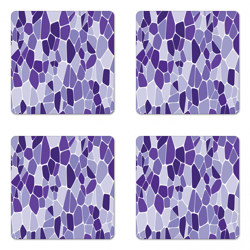 Monochromatic Voronoi Coaster Set Of Four