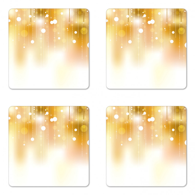 Classy Christmas Design Coaster Set Of Four