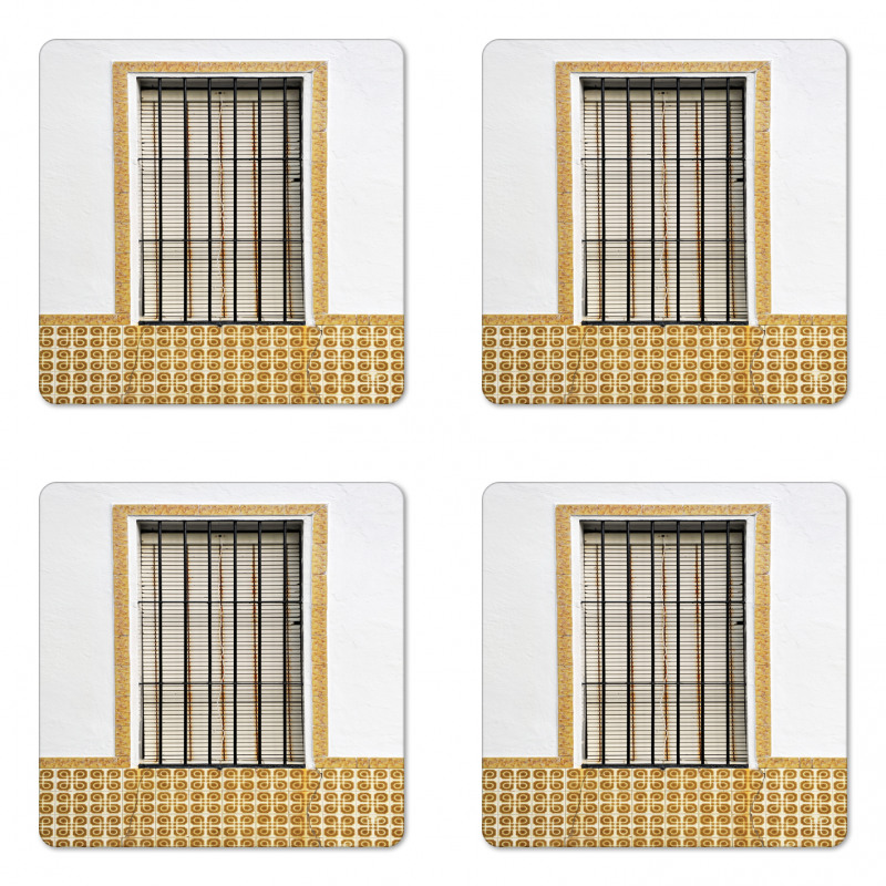 Modern Spanish Shutter Coaster Set Of Four