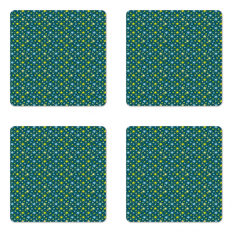 Abstract Art Modern Ornament Coaster Set Of Four
