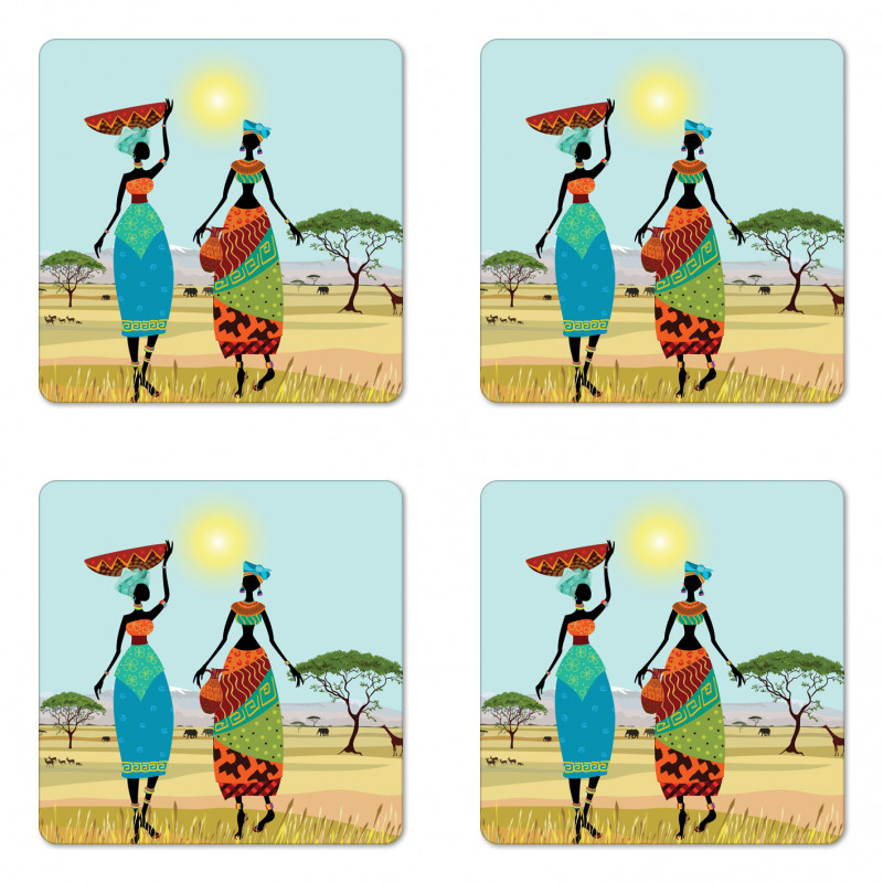 Girls Coaster Set Of Four