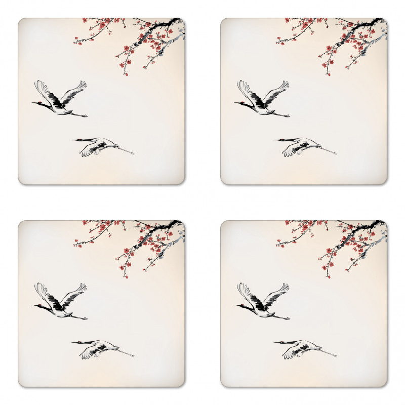 Cherry Trees in Spring Coaster Set Of Four