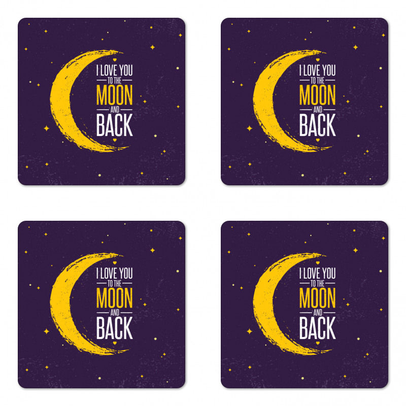 Stars Celestial Elements Art Coaster Set Of Four