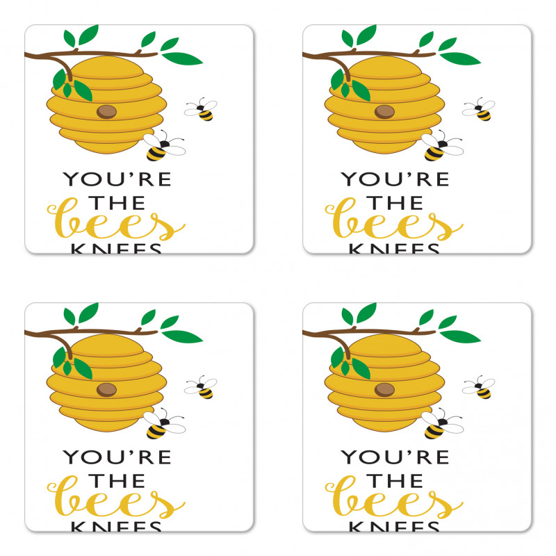 You're the Bees Knees Coaster Set Of Four