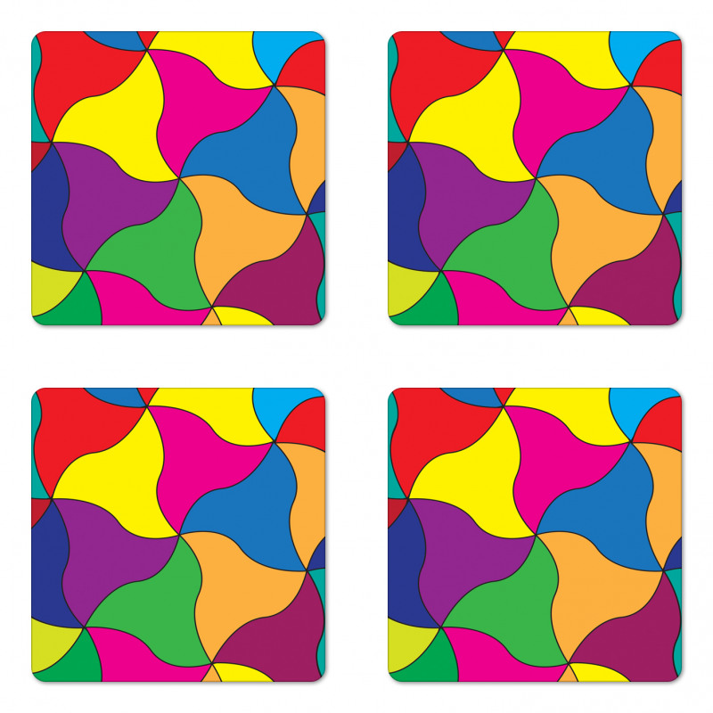 Modern Fragments Coaster Set Of Four