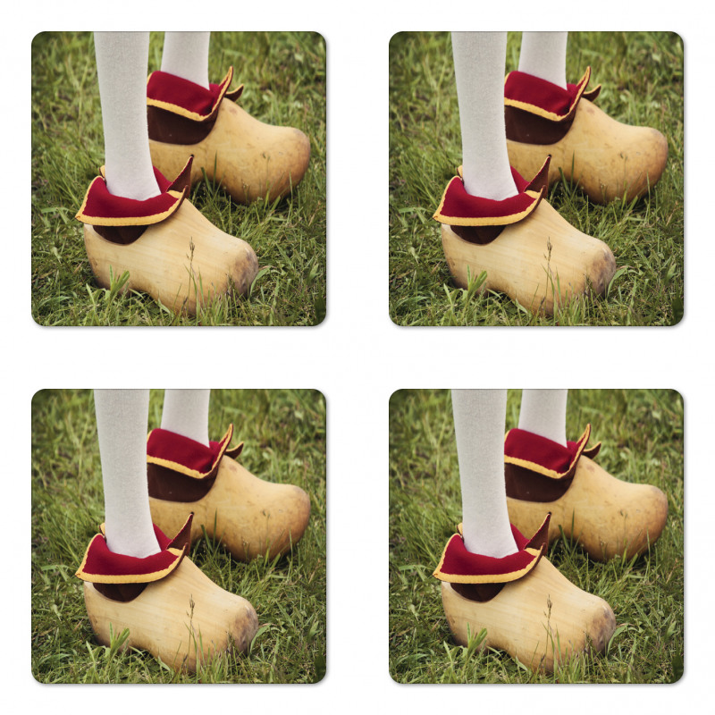 Photo of Dutch Clogs Worn Coaster Set Of Four