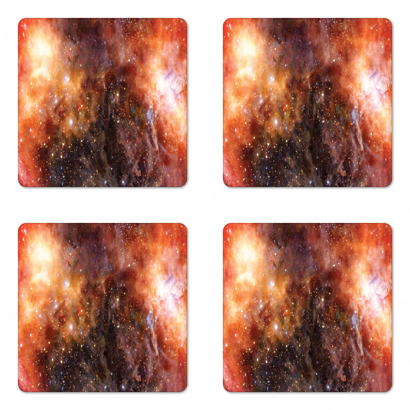 Gas Cloud in Deep Space Coaster Set Of Four