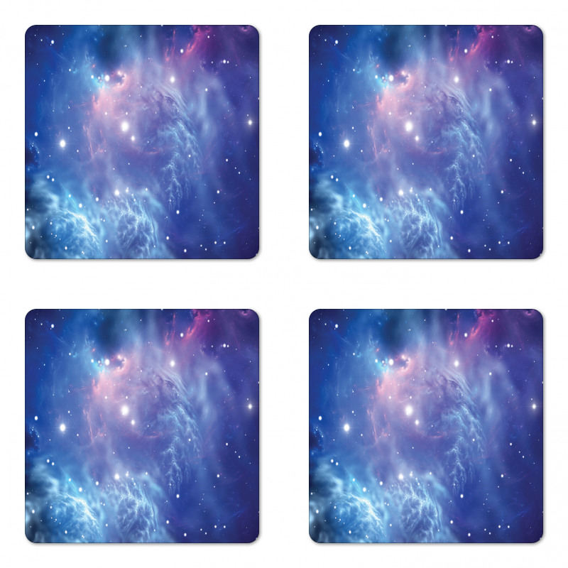 Star Clusters in Space Coaster Set Of Four