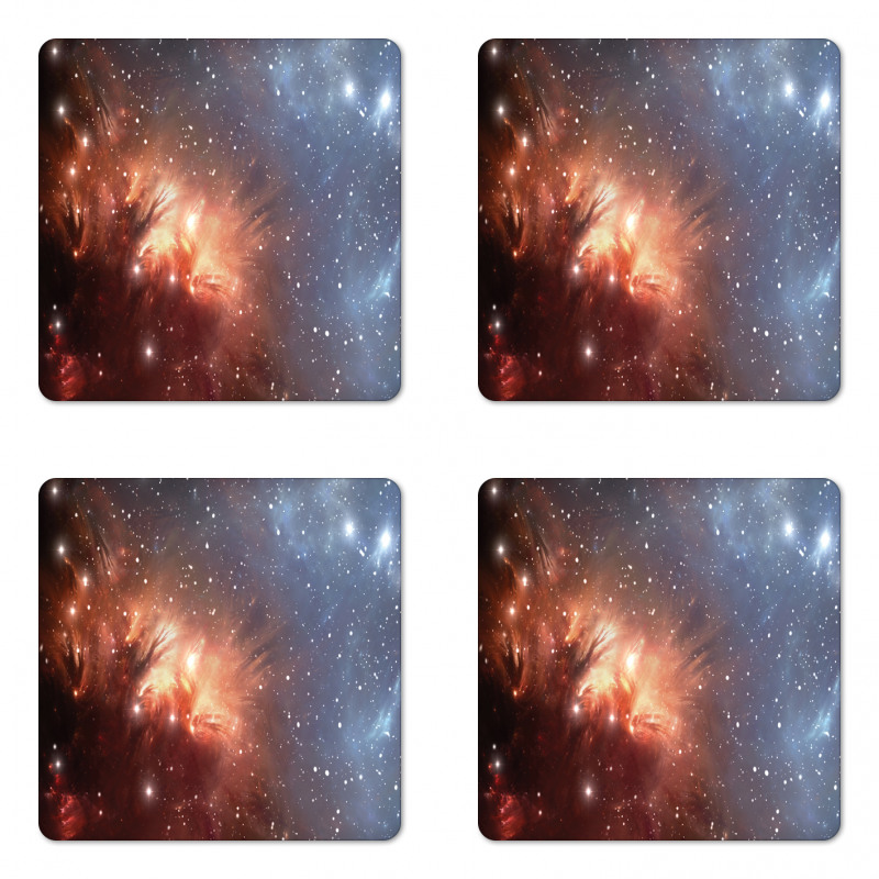 Astronomy Cosmos Space Coaster Set Of Four