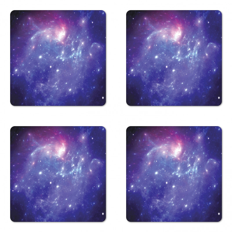 Milky Way Galaxy Stars Coaster Set Of Four