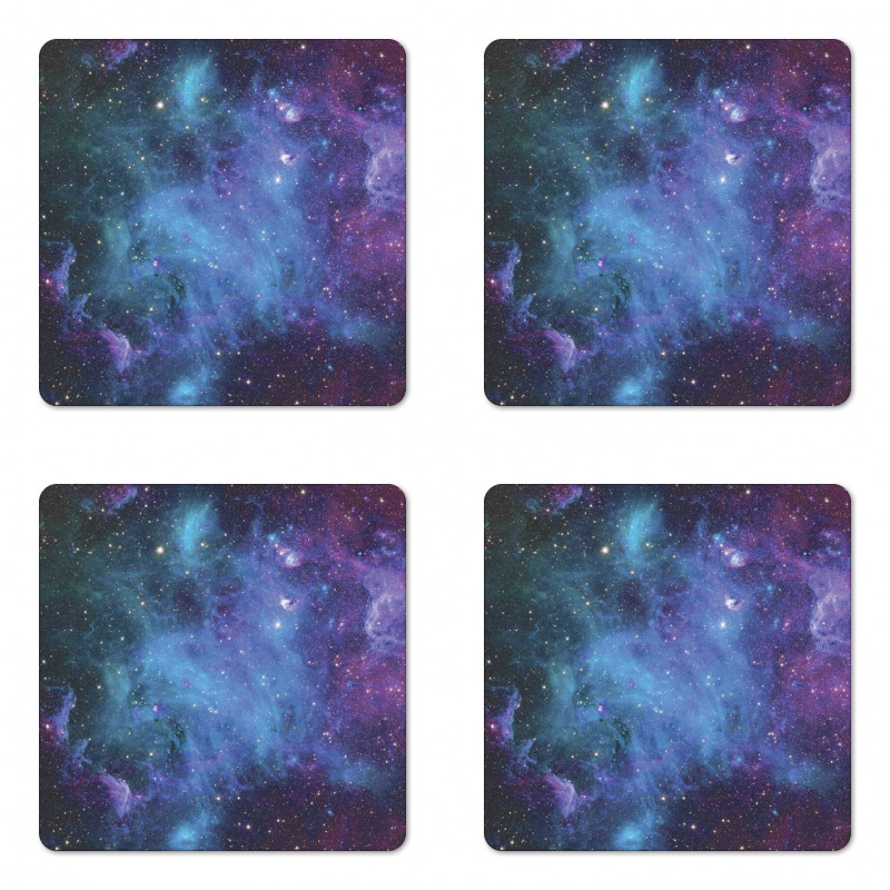 Galaxy Stars in Space Coaster Set Of Four