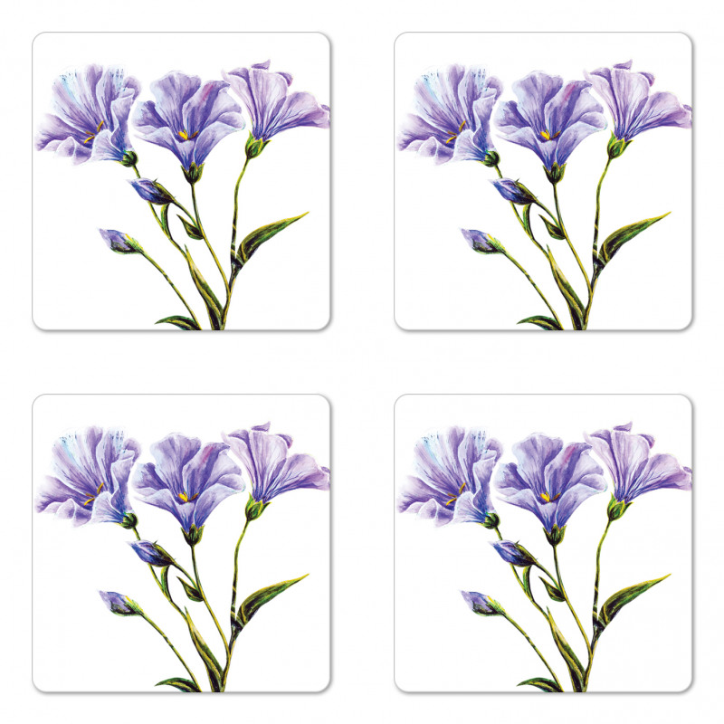 Romantic Summer Coaster Set Of Four