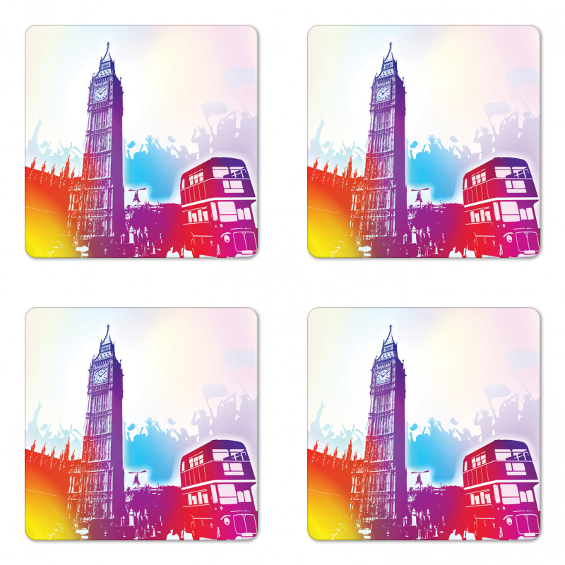 Historical Big Ben UK Coaster Set Of Four