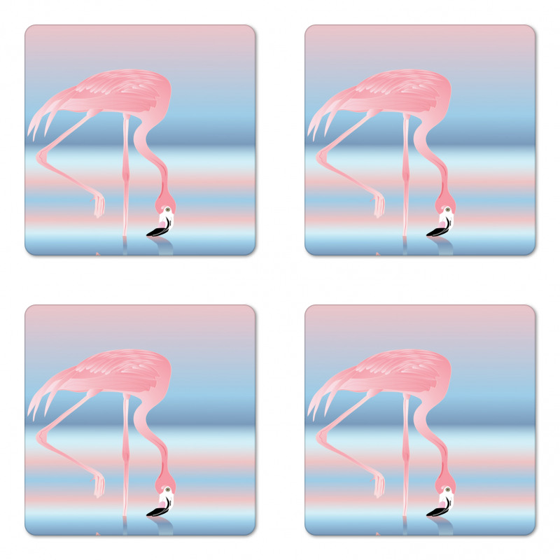 Birds in Love Lake Coaster Set Of Four