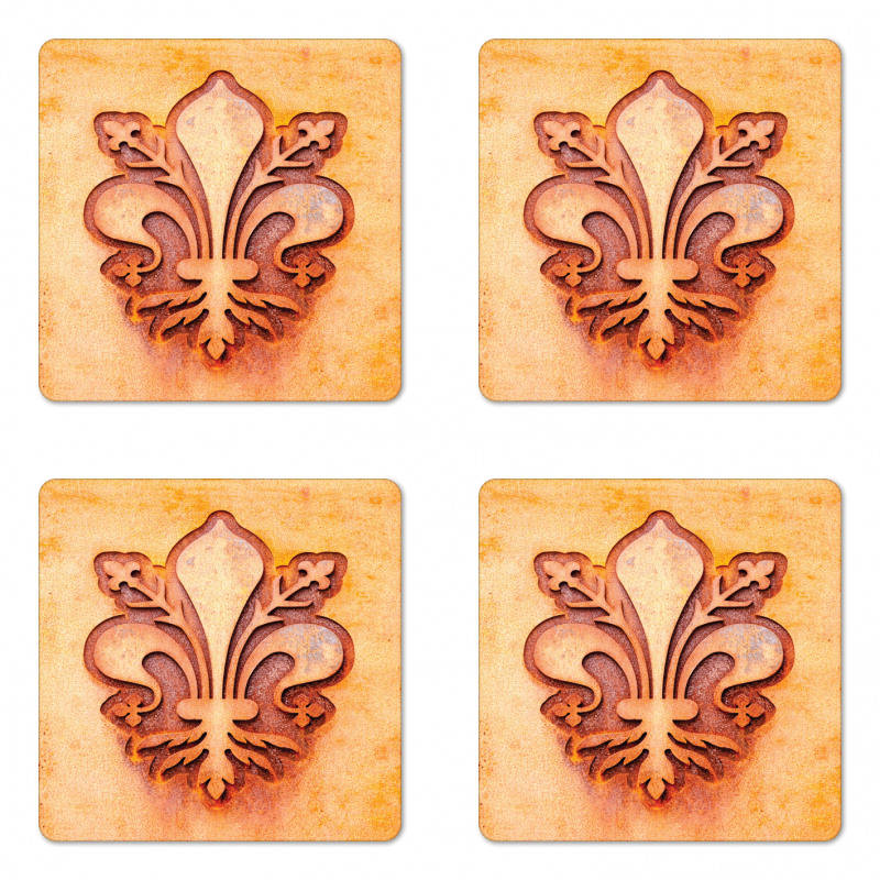 Floral Royal France Coaster Set Of Four