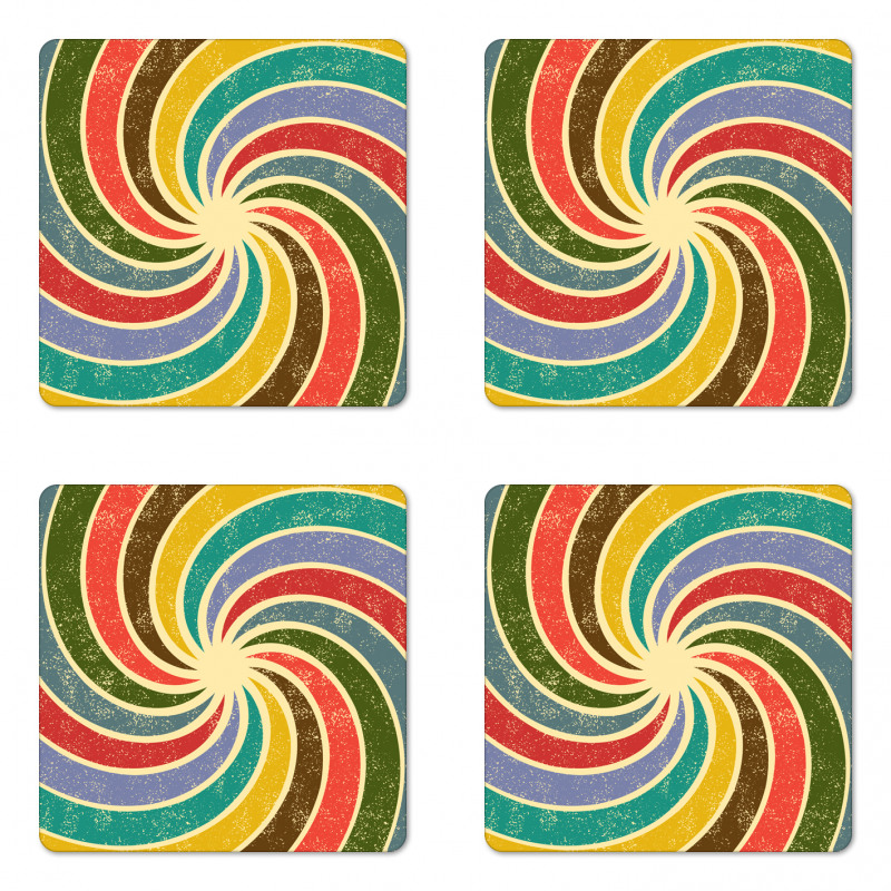 Nostalgic Spiral Coaster Set Of Four