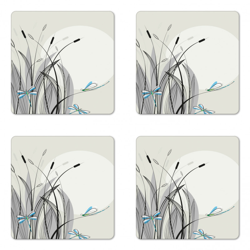 Boho Nature Spring Coaster Set Of Four