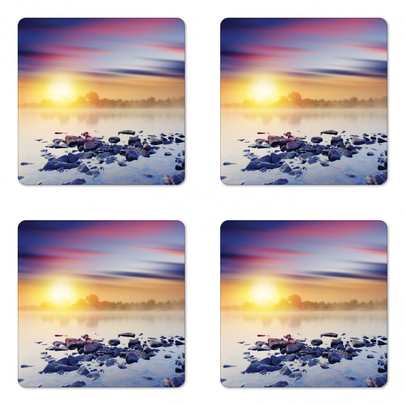 Magic Aurora Borealis Coaster Set Of Four