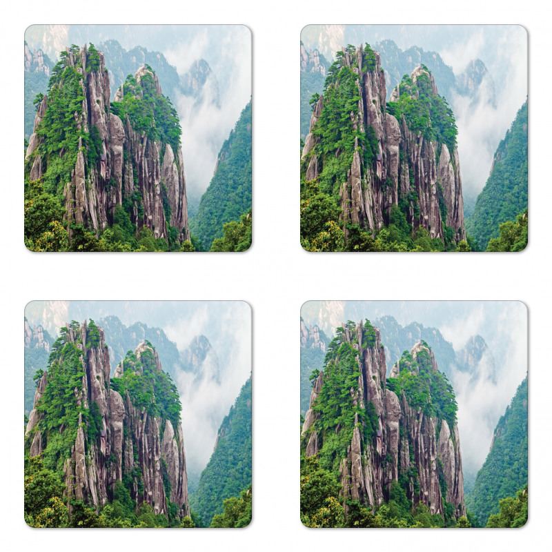 China Landscape Nature Coaster Set Of Four