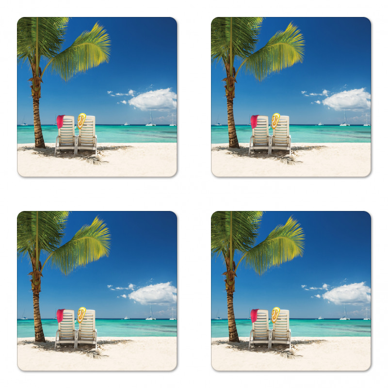 Relaxing Panorama Sea Coaster Set Of Four