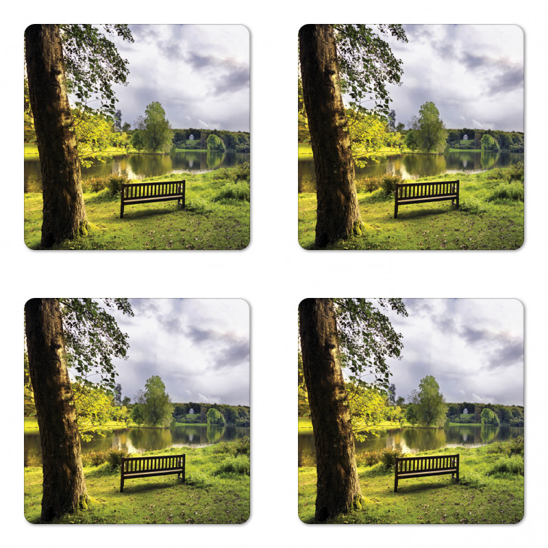 Stourhead Cloudy Scene Coaster Set Of Four