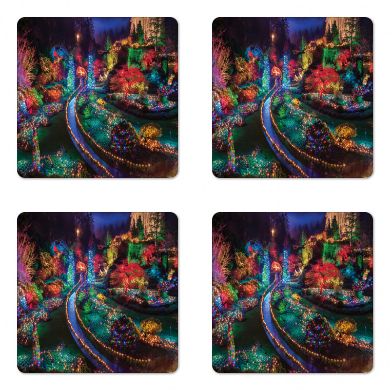 Colorful Nature Coaster Set Of Four