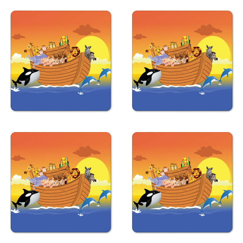 Myth Creatures in Sea Coaster Set Of Four