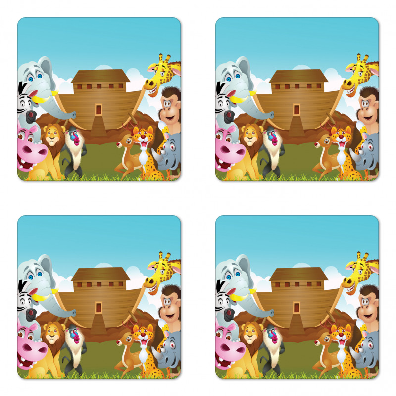 Mythical Animals Ark Coaster Set Of Four