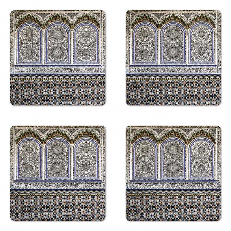 Colorful Old Ottoman Coaster Set Of Four