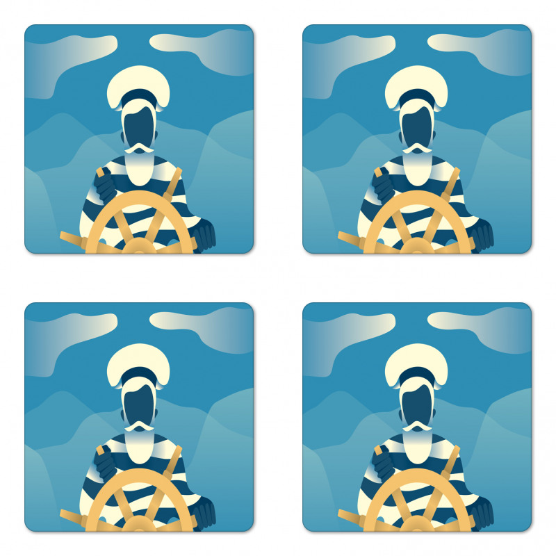 Sailor in the Ocean Coaster Set Of Four