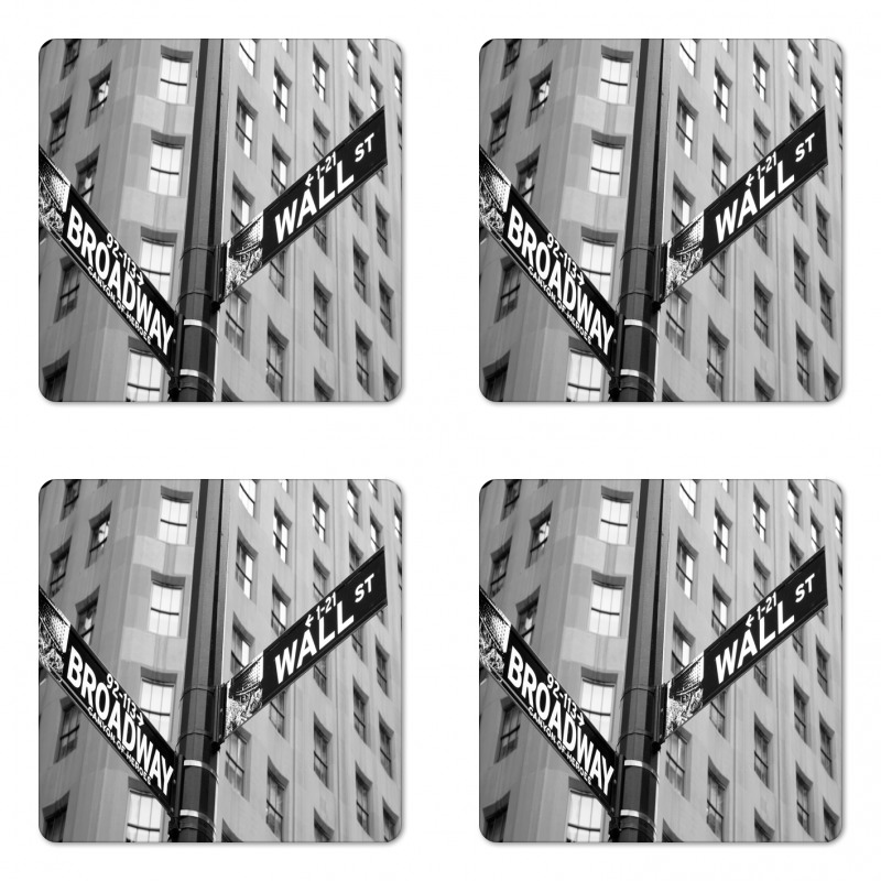 Broadway NYC Photo Coaster Set Of Four