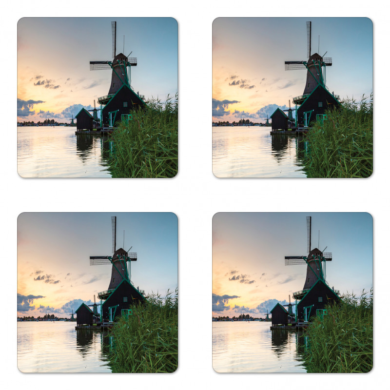 Real Photo of Windmills Coaster Set Of Four