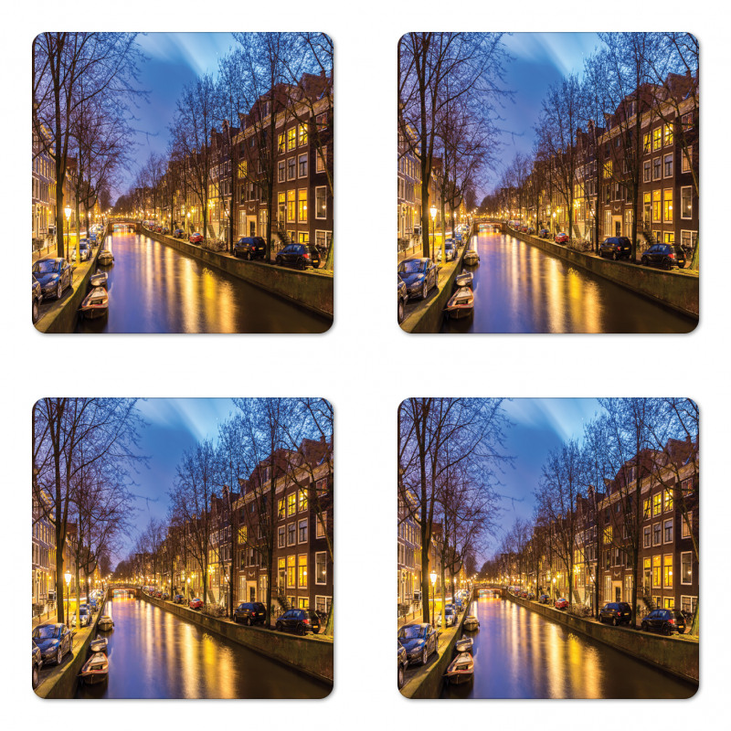 City Canals West Side Coaster Set Of Four