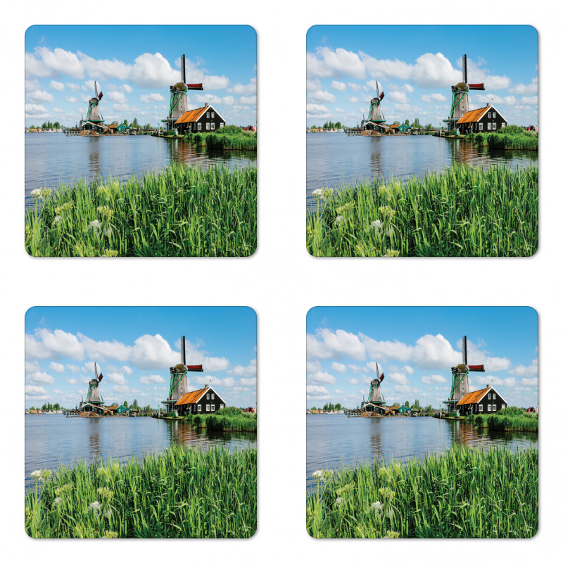 Daytime Zaanse Schans Coaster Set Of Four