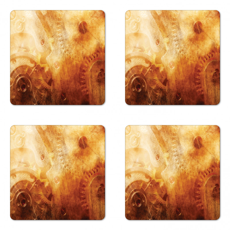 Retro Historical Coaster Set Of Four