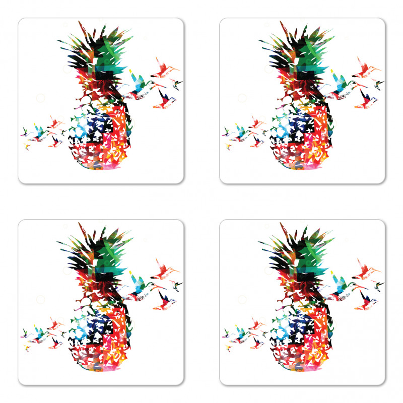 Modern Geometric Art Coaster Set Of Four