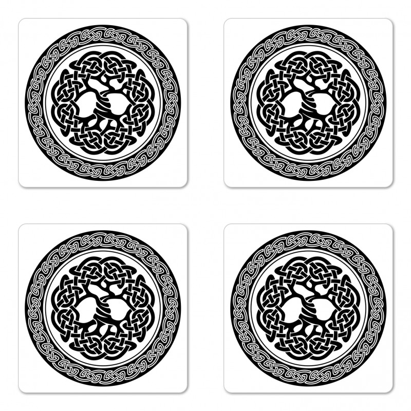 Native Tree of Life Art Coaster Set Of Four