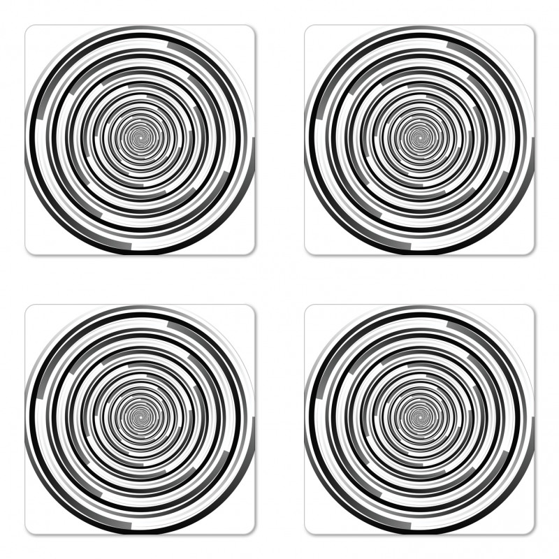 Abstract Art Spirals Coaster Set Of Four