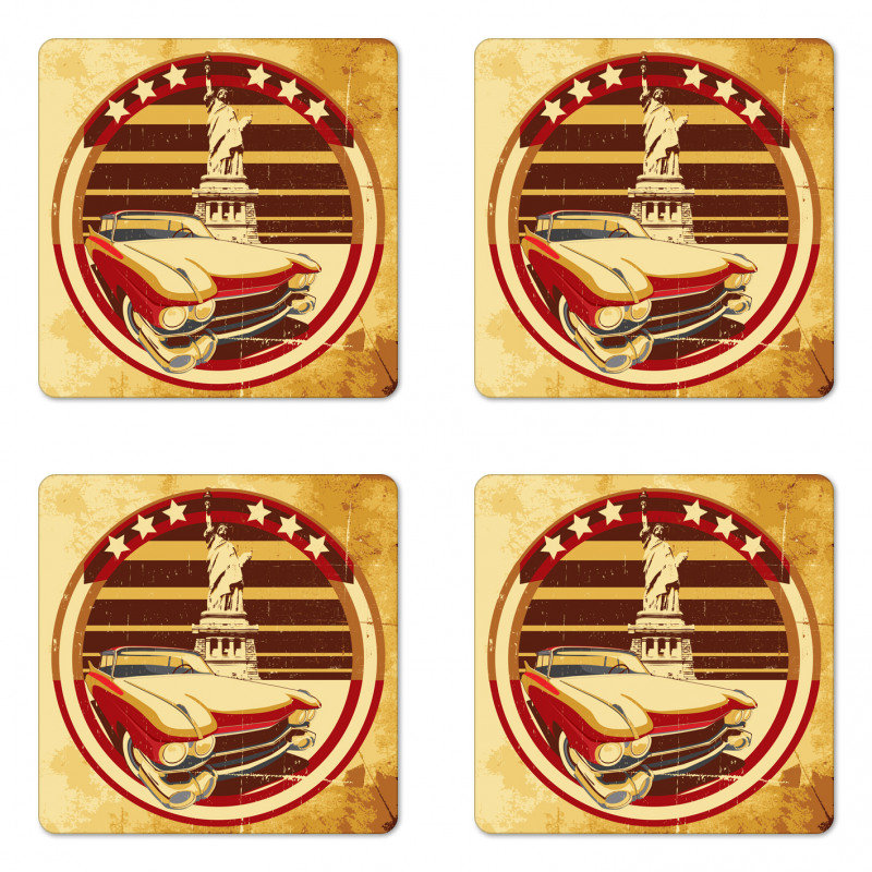 American Coaster Set Of Four