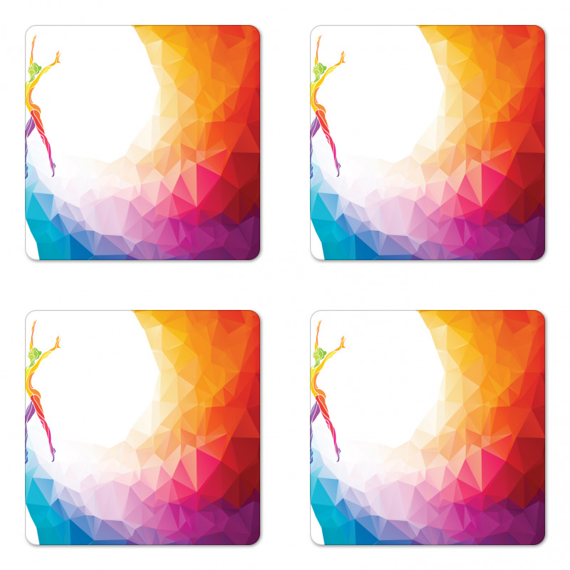 Gymnastics Girl Coaster Set Of Four