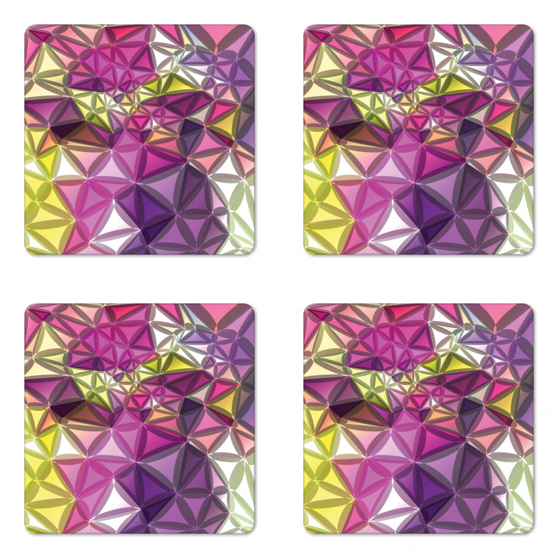 Geometrical Diamond Coaster Set Of Four