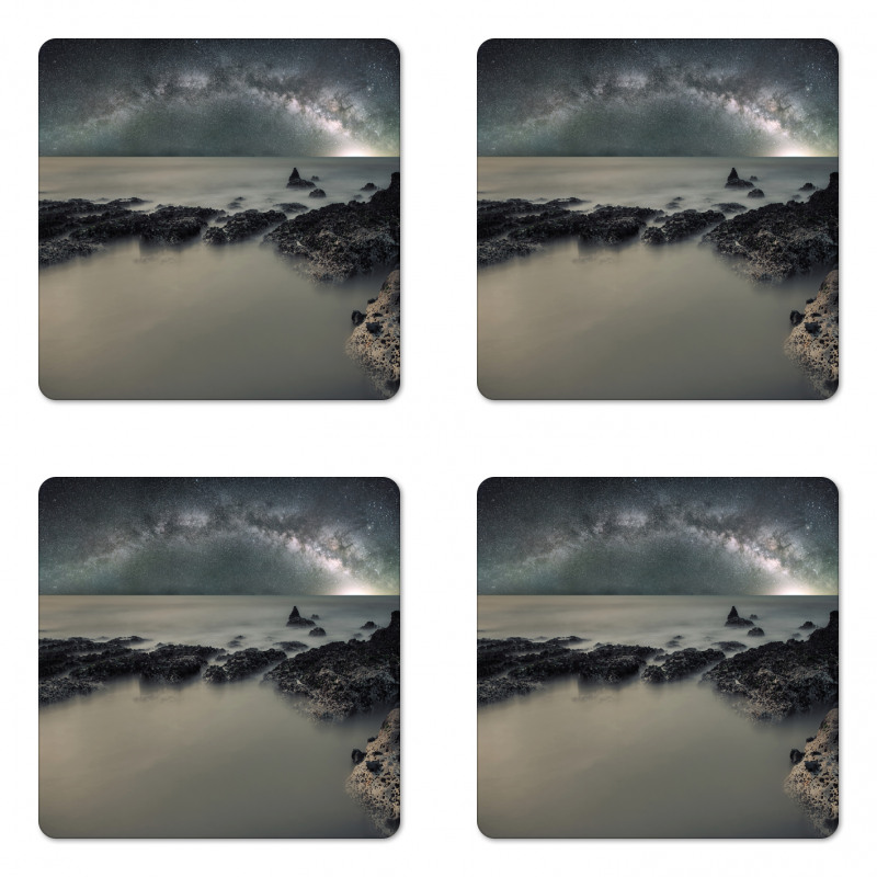 Milky Way Foggy Space Coaster Set Of Four