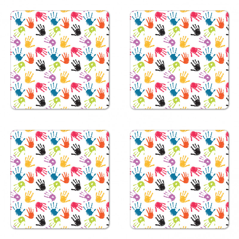 Colorful Children Coaster Set Of Four