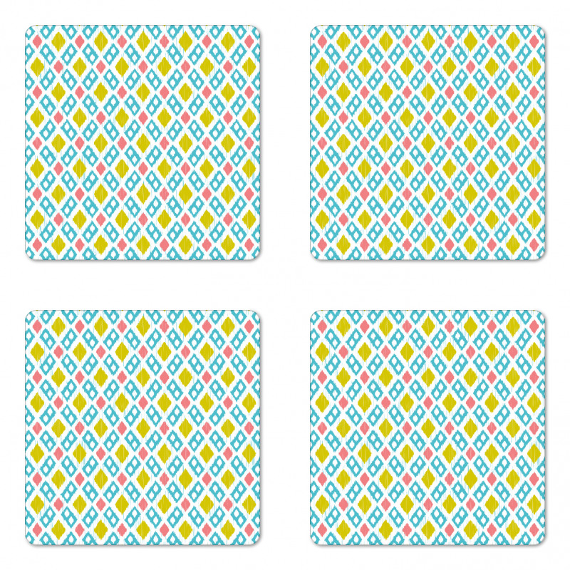 Blurry Vertical Lines Coaster Set Of Four